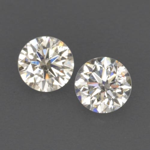 Diamante naturale bianco da 0,17 ct, taglio rotondo, VVS-VS