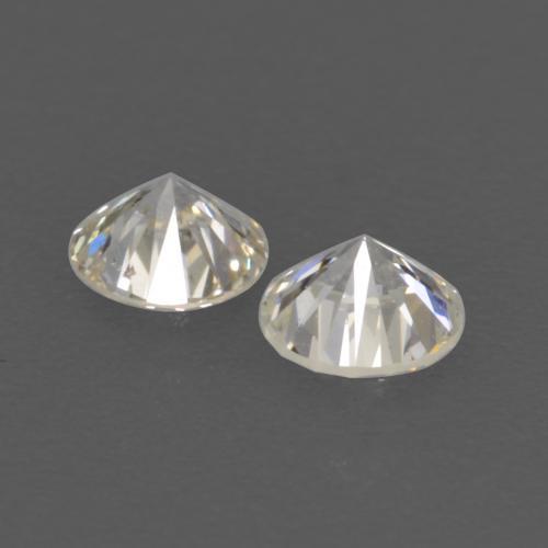 Diamante naturale bianco da 0,17 ct, taglio rotondo, VVS-VS