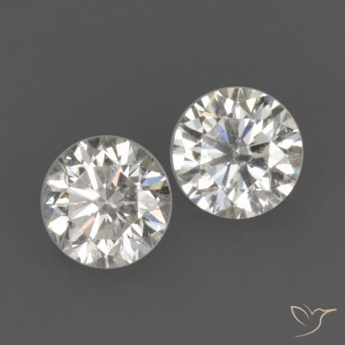 Gemme di Diamante I naturale da 0.18 ct, Rotondo, VVS-VS