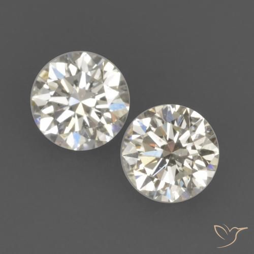 0.16ctw Naturale I Diamante, Rotondo, VVS-VS