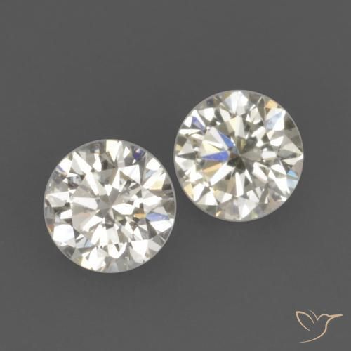 Gemme di Diamante I naturale da 0.16 ct, Rotondo, VVS-VS
