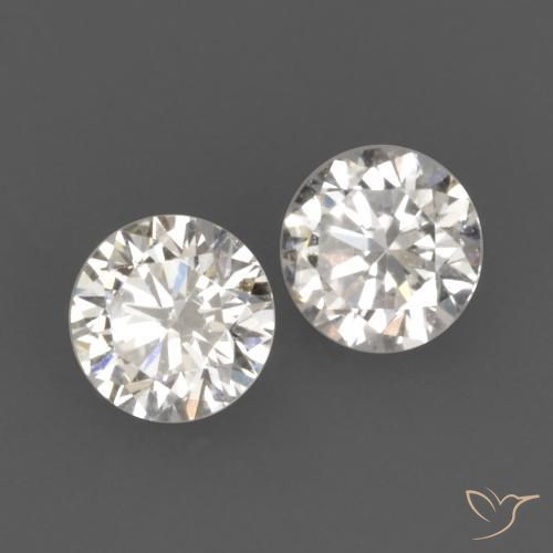 Gemme di Diamante I naturale da 0.16 ct, Rotondo, VVS-VS