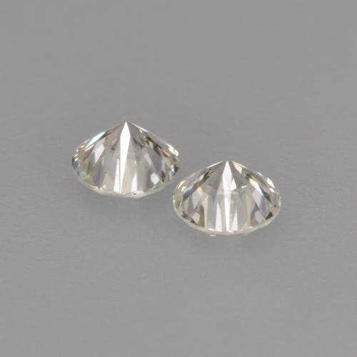 Diamante naturale bianco da 0,22 ct, taglio rotondo, VVS-VS
