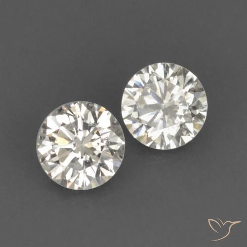 0.15ctw Naturale I Diamante, Rotondo, VVS-VS