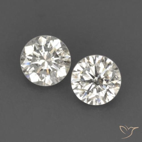 Gemme di Diamante I naturale da 0.15 ct, Rotondo, VVS-VS