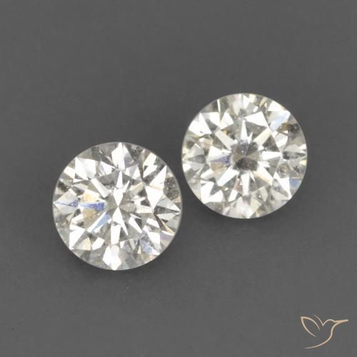 Gemme di Diamante I naturale da 0.14 ct, Rotondo, VVS-VS