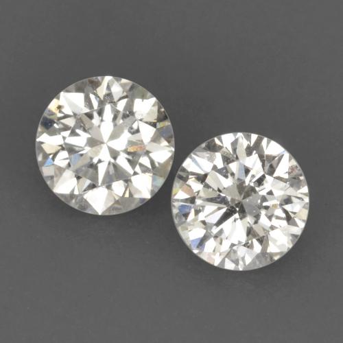 Gemme di Diamante Bianco caldo naturale da 0.21 ct, Taglio rotondo, VVS-VS