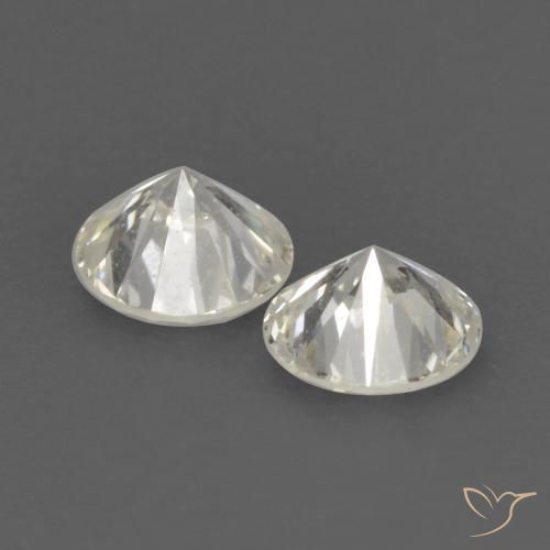 Gemme di Diamante I naturale da 0.21 ct, Rotondo, VVS-VS