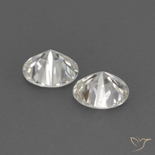 Gemme di Diamante J naturale da 0.15 ct, Rotondo, VVS-VS