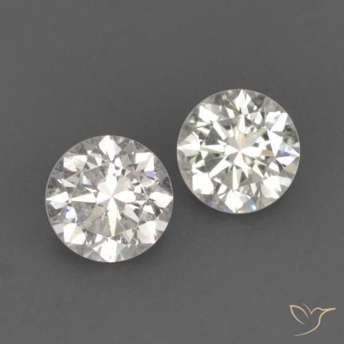 Gemme di Diamante I naturale da 0.15 ct, Rotondo, VVS-VS