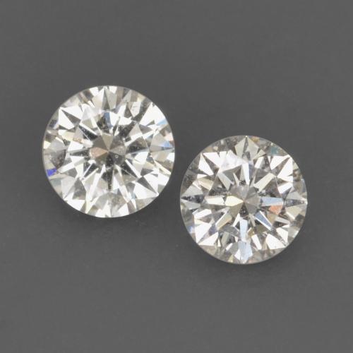 Diamante naturale bianco da 0,16 ct, taglio rotondo, VVS-VS