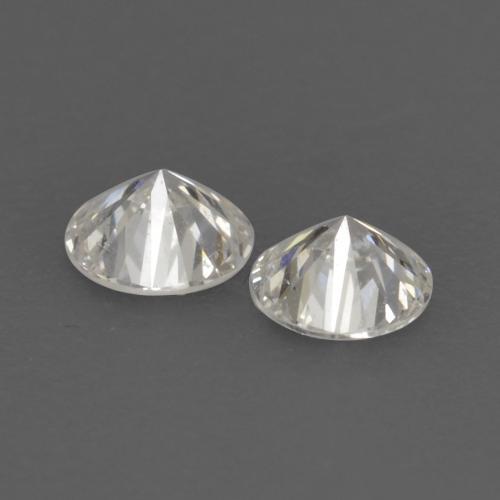 Diamante naturale bianco da 0,16 ct, taglio rotondo, VVS-VS