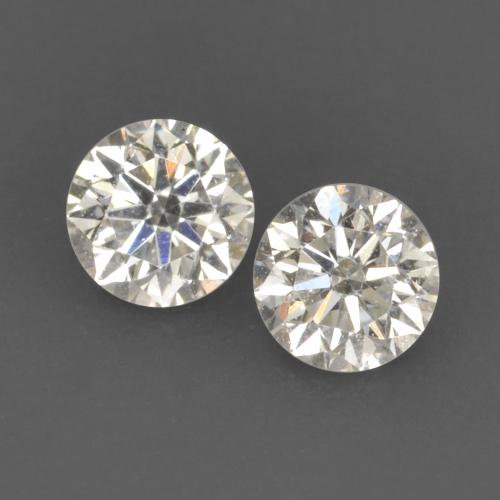 Gemme di Diamante Bianco caldo naturale da 0.18 ct, Taglio rotondo, VVS-VS