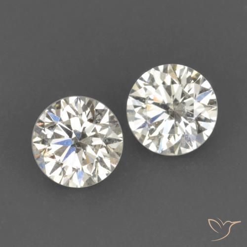 Gemme di Diamante I naturale da 0.17 ct, Rotondo, VVS-VS