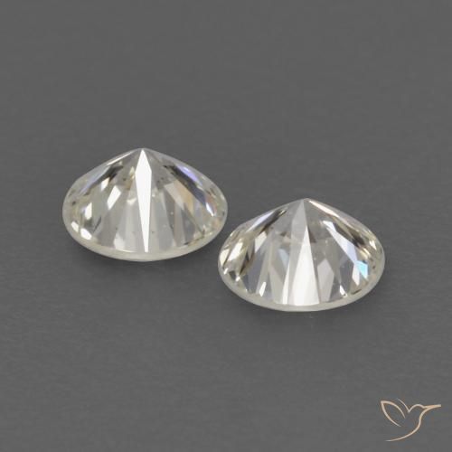 Gemme di Diamante H naturale da 0.17 ct, Rotondo, VVS-VS