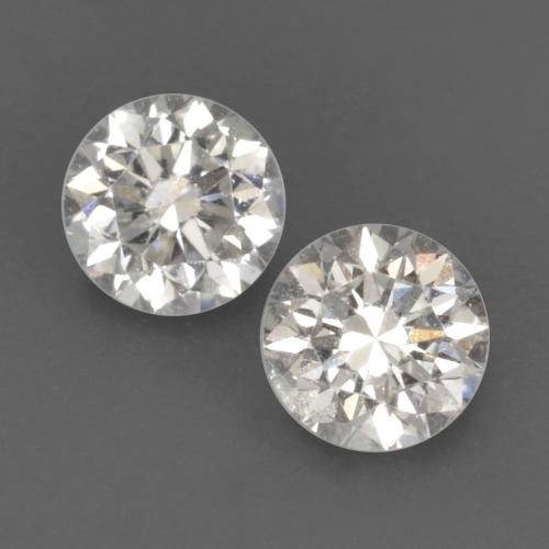 Diamante naturale bianco da 0,23 ct, taglio rotondo, VVS-VS