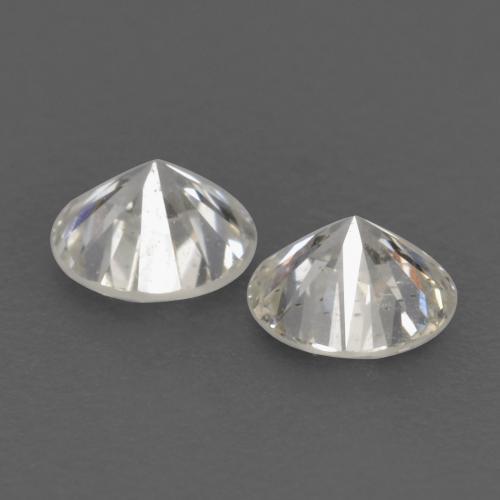 Diamante naturale bianco da 0,23 ct, taglio rotondo, VVS-VS