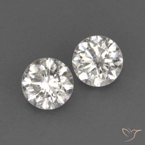 0.15ctw Naturale I Diamante, Rotondo, VVS-VS