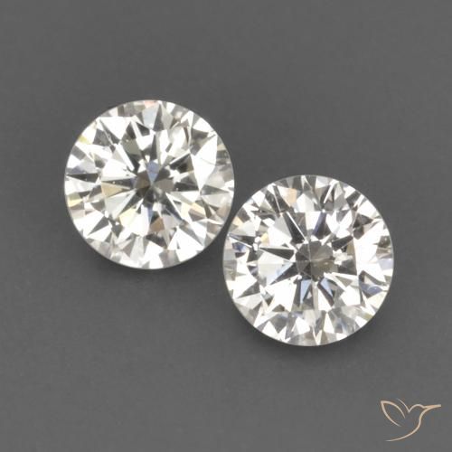 0.17ctw Naturale I Diamante, Rotondo, VVS-VS