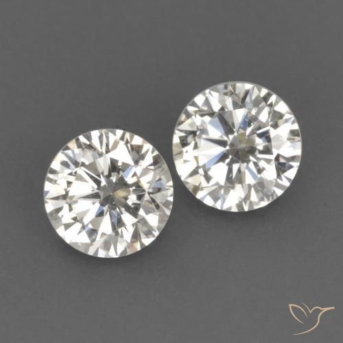 Gemme di Diamante I naturale da 0.17 ct, Rotondo, VVS-VS