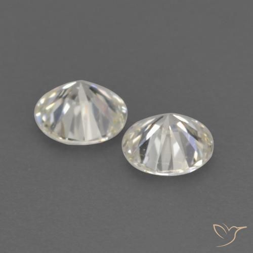 Gemme di Diamante H naturale da 0.14 ct, Rotondo, VVS-VS