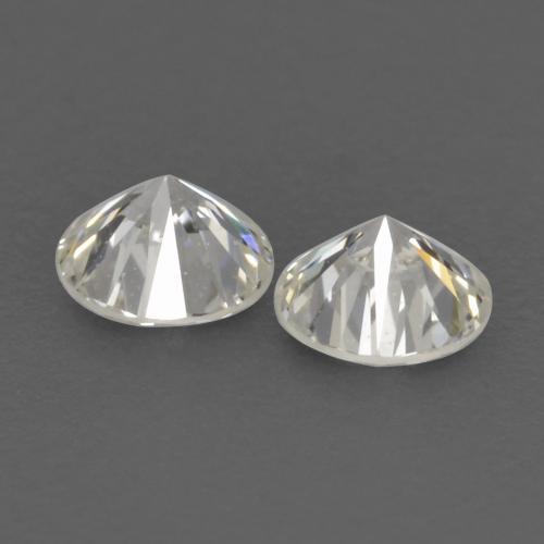 Diamante naturale bianco da 0,20 ct, taglio rotondo, VVS-VS