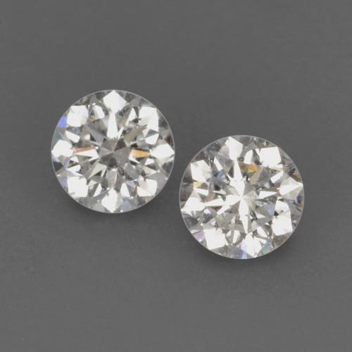 Gemme di Diamante Bianco caldo naturale da 0.13 ct, Taglio rotondo, VVS-VS