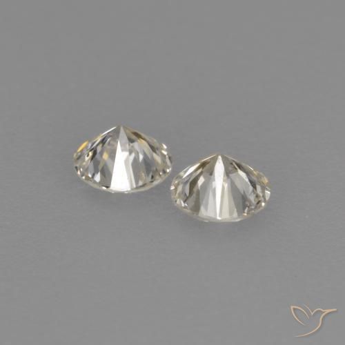 Gemme di Diamante J naturale da 0.18 ct, Rotondo, VVS-VS