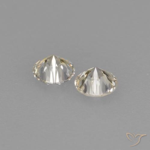 Gemme di Diamante K naturale da 0.18 ct, Rotondo, VVS-VS