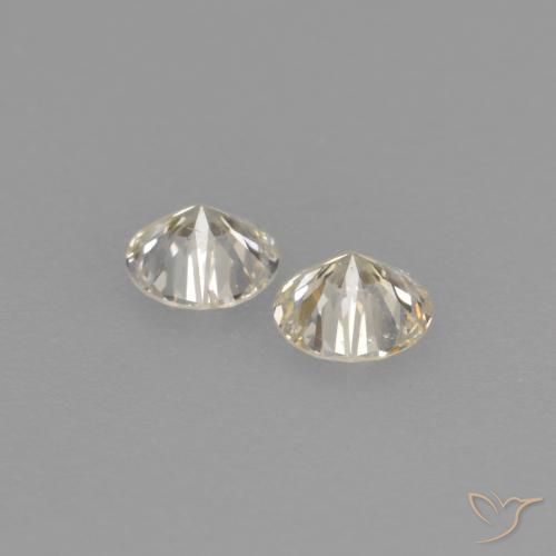 Gemme di Diamante J naturale da 0.16 ct, Rotondo, VVS-VS
