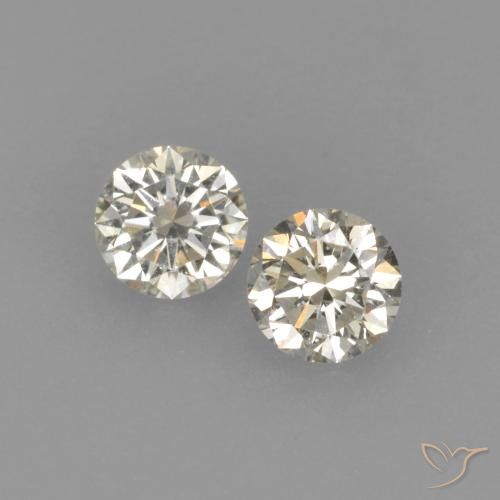 0.20ctw Naturale L Diamante, Rotondo, VVS-VS