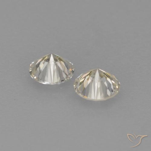 Gemme di Diamante L naturale da 0.20 ct, Rotondo, VVS-VS