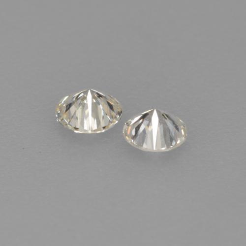 Diamante naturale bianco da 0,14 ct, taglio rotondo, VVS-VS