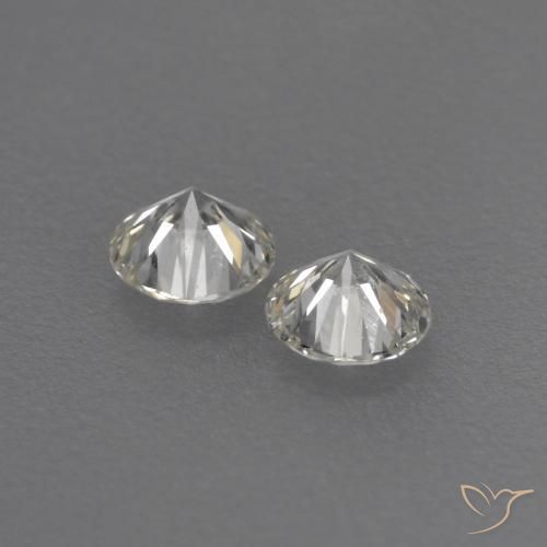 Gemme di Diamante J naturale da 0.14 ct, Rotondo, VVS-VS