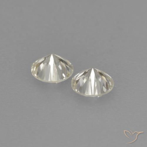 Gemme di Diamante L naturale da 0.18 ct, Rotondo, VVS-VS