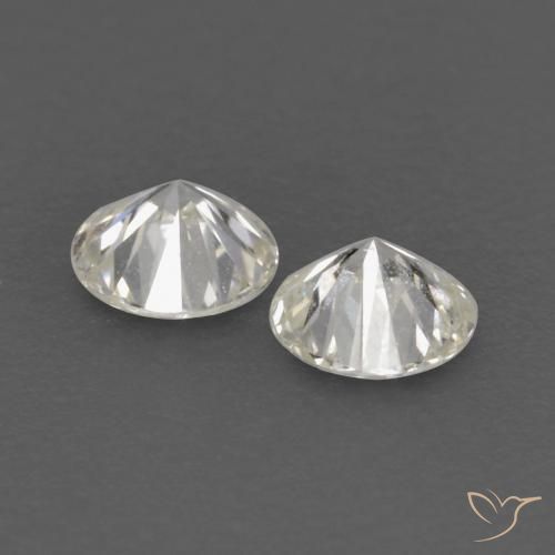 Gemme di Diamante H naturale da 0.14 ct, Rotondo, VVS-VS