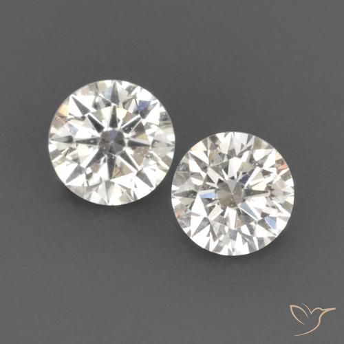 0.15ctw Naturale I Diamante, Rotondo, VVS-VS