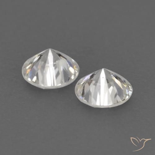 Gemme di Diamante H naturale da 0.17 ct, Rotondo, VVS-VS