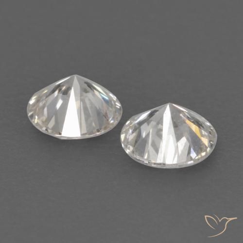 Gemme di Diamante H naturale da 0.19 ct, Rotondo, VVS-VS