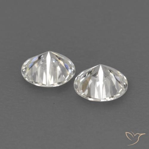 Gemme di Diamante J naturale da 0.14 ct, Rotondo, VVS-VS