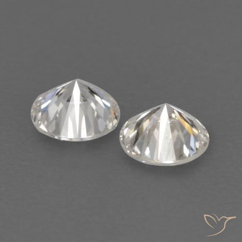 Gemme di Diamante H naturale da 0.16 ct, Rotondo, VVS-VS