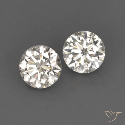 Gemme di Diamante I naturale da 0.20 ct, Rotondo, VVS-VS