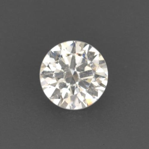Diamante naturale bianco da 0,09 ct, taglio rotondo, VVS-VS