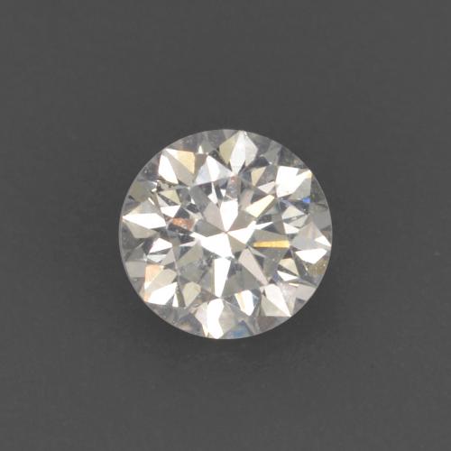 Diamante naturale bianco da 0,12 ct, taglio rotondo, VVS-VS