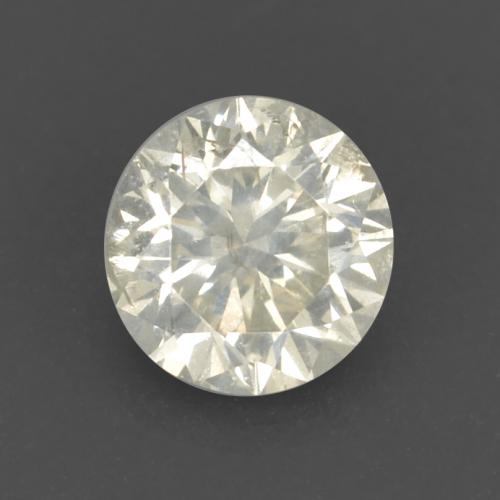 Diamante naturale bianco da 0,16 ct, taglio rotondo, VS