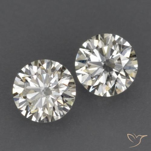 Gemme di Diamante I naturale da 0.15 ct, Rotondo, VVS-VS
