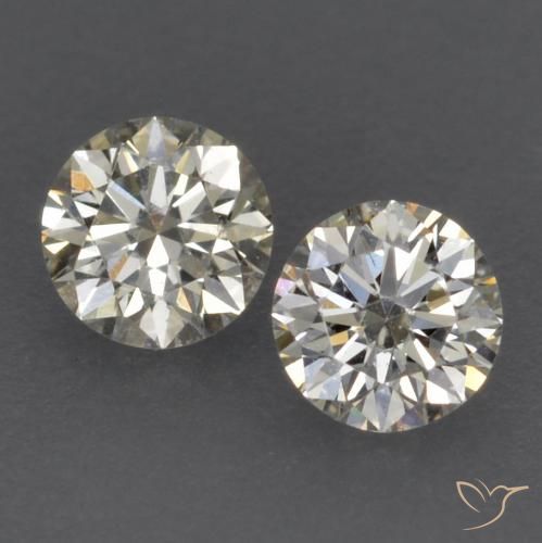 Gemme di Diamante J naturale da 0.16 ct, Rotondo, VVS-VS