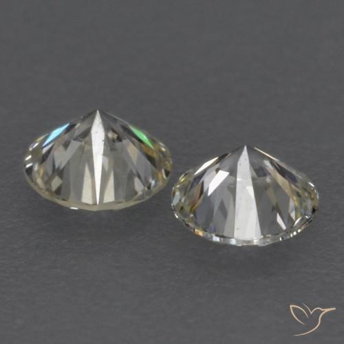 Gemme di Diamante J naturale da 0.16 ct, Rotondo, VVS-VS