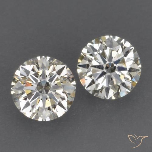 Gemme di Diamante J naturale da 0.15 ct, Rotondo, VVS-VS