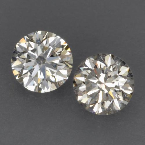 Diamante naturale bianco da 0,15 ct, taglio rotondo, VVS-VS